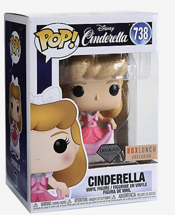 Figurine Pop Disney Ultimate Princess #223 pas cher : Raiponce - Métallique  sticker doré