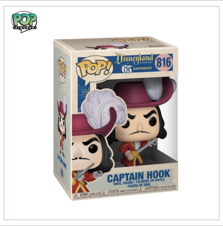 Captain Hook #1081 (Black Light) Funko Pop! - Disney Villains - Specia