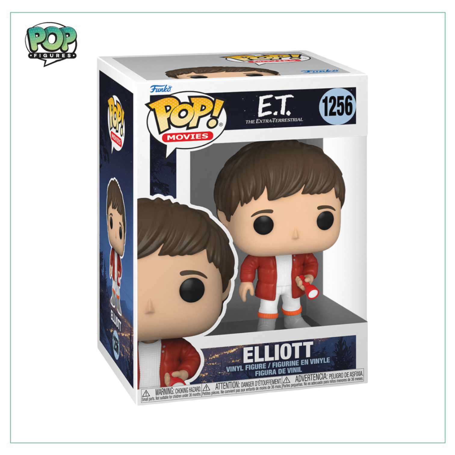 Elliott & E.T. (Glows in the Dark) #1259 Funko Pop! - E.T
