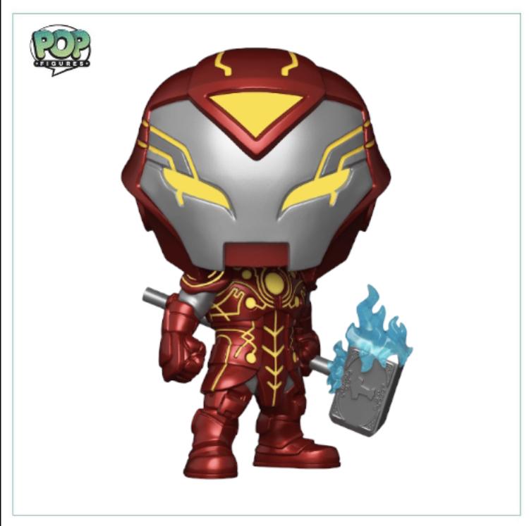 Funko POP! Deluxe: Marvel Hall of Armor - Iron Man (Model 1: Golden Ar