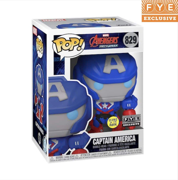 OUT OF BOX: Captain America #41 (Glow in the Dark) Funko Pop! - Captai