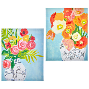 19.75” Floral Vase Wall Art – 2 Assorted - Sold Separately