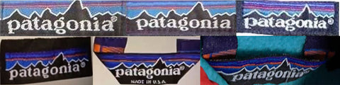 1980s vintage Patagonia tags