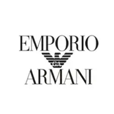 emporio armani logo black