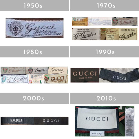 How to tell if Gucci is vintage: Labels, Logos and Tips – OneOff Vintage