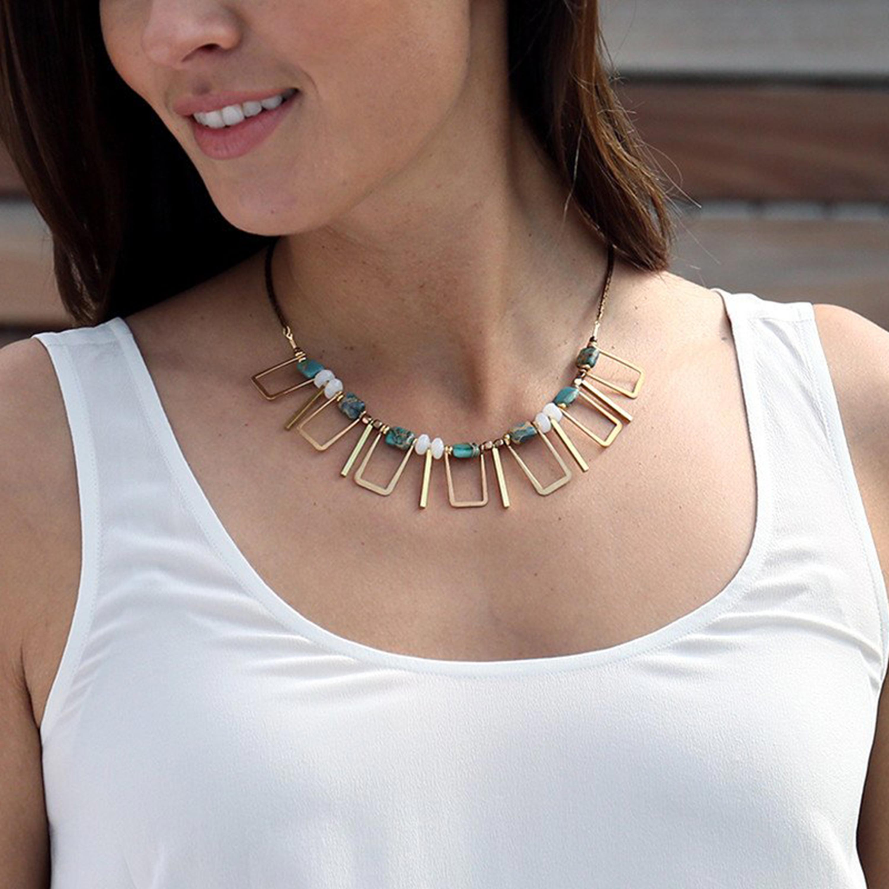 Cayucos Statement Necklace | Lapis Lazuli