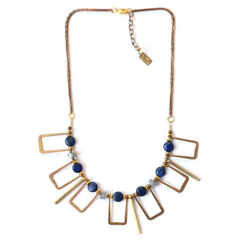 Cayucos Statement Necklace :: Lapis Lazuli | Isobell Designs