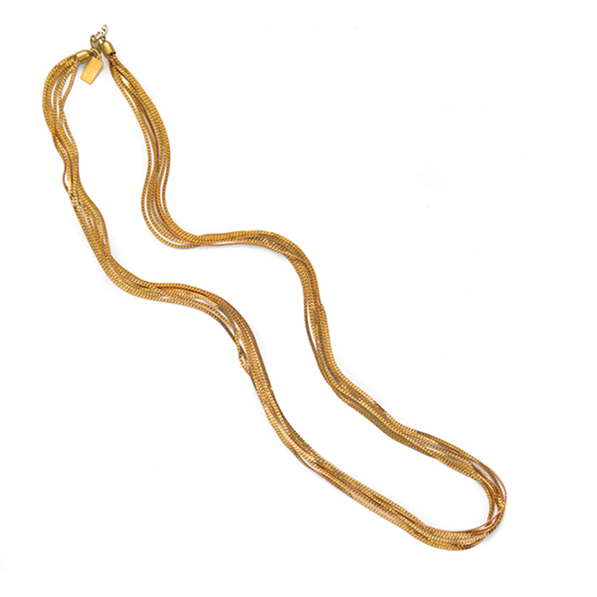 Golden Foxtail Necklace