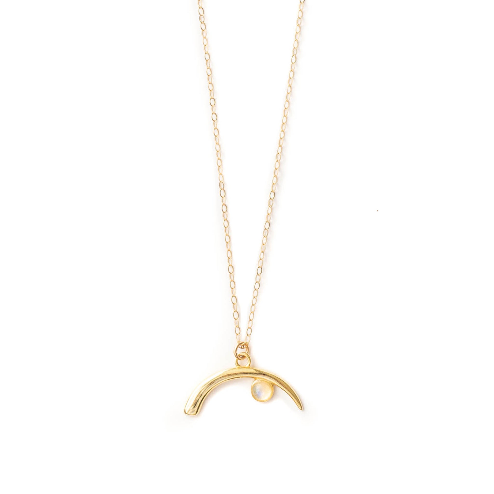 Moonstone Cove Necklace | Gold