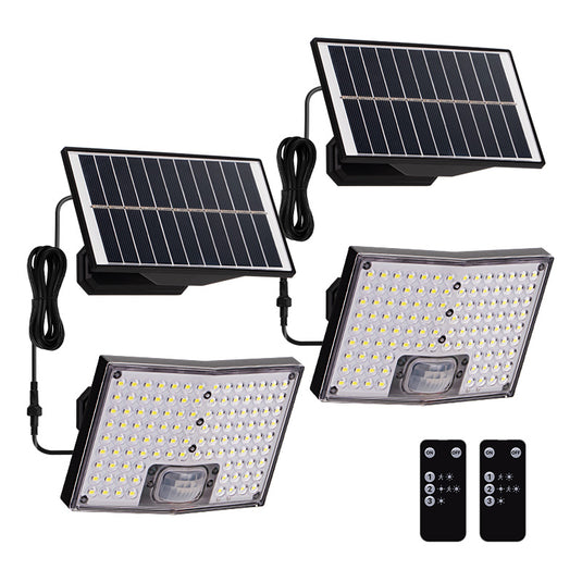 1200W Solar Street Lights Outdoor,42000 Lumens Daylight Solar Led Light  with Remote Control,Dusk to Dawn Solar Security Flood Lights