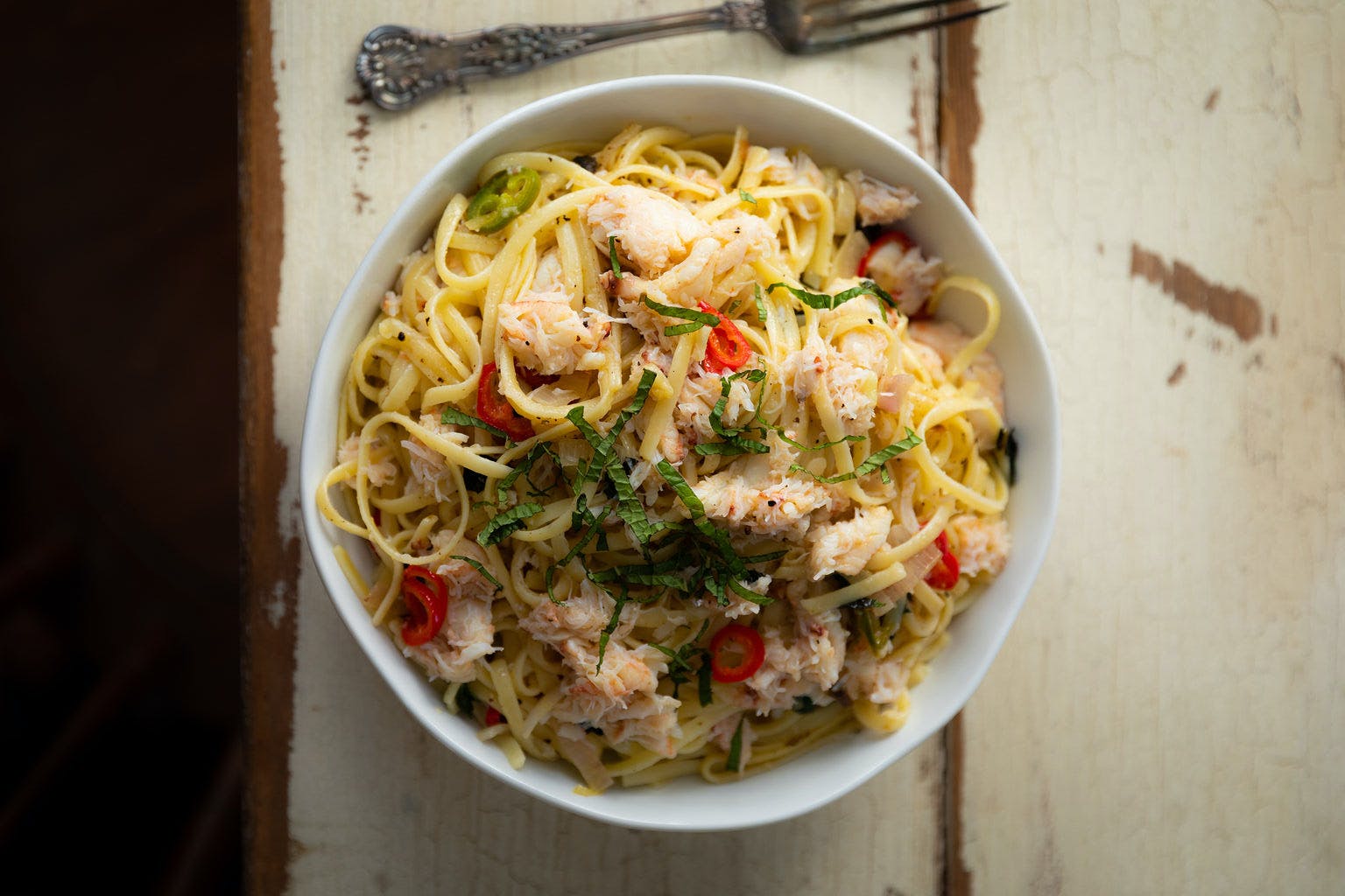 Chili Jonah Crab Pasta With Mint – Luke's Lobster