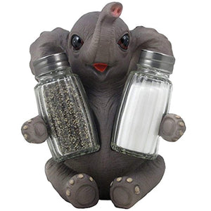 Decorative Lucky Baby Elephant Salt And Pepper Shaker Set