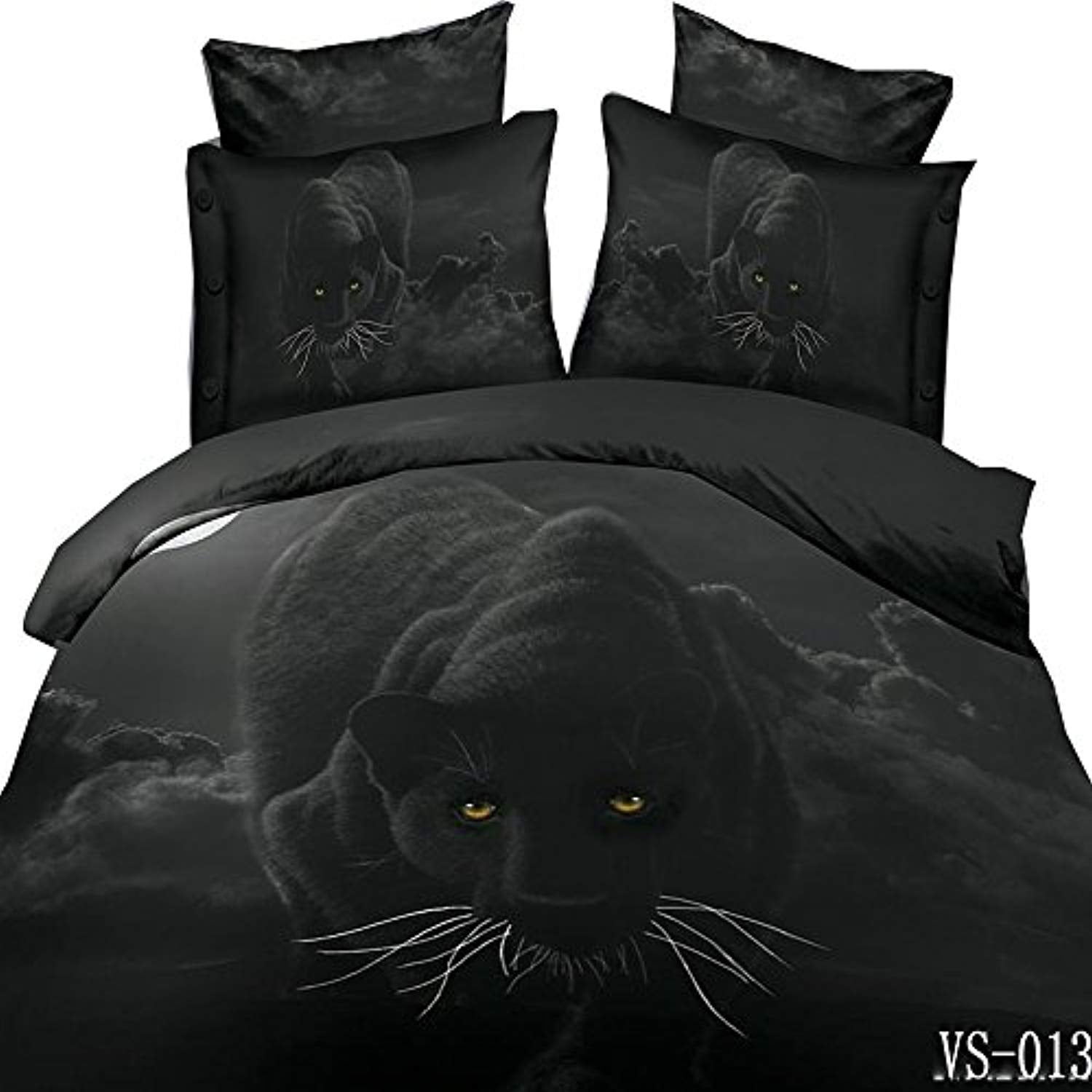 black bed set