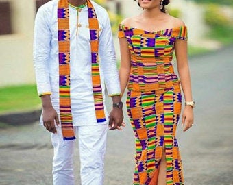 kente kaba and slits