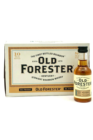 Old Forester Bourbon Whisky 10 x 50 ml - Blackwell's Wines & Spirits