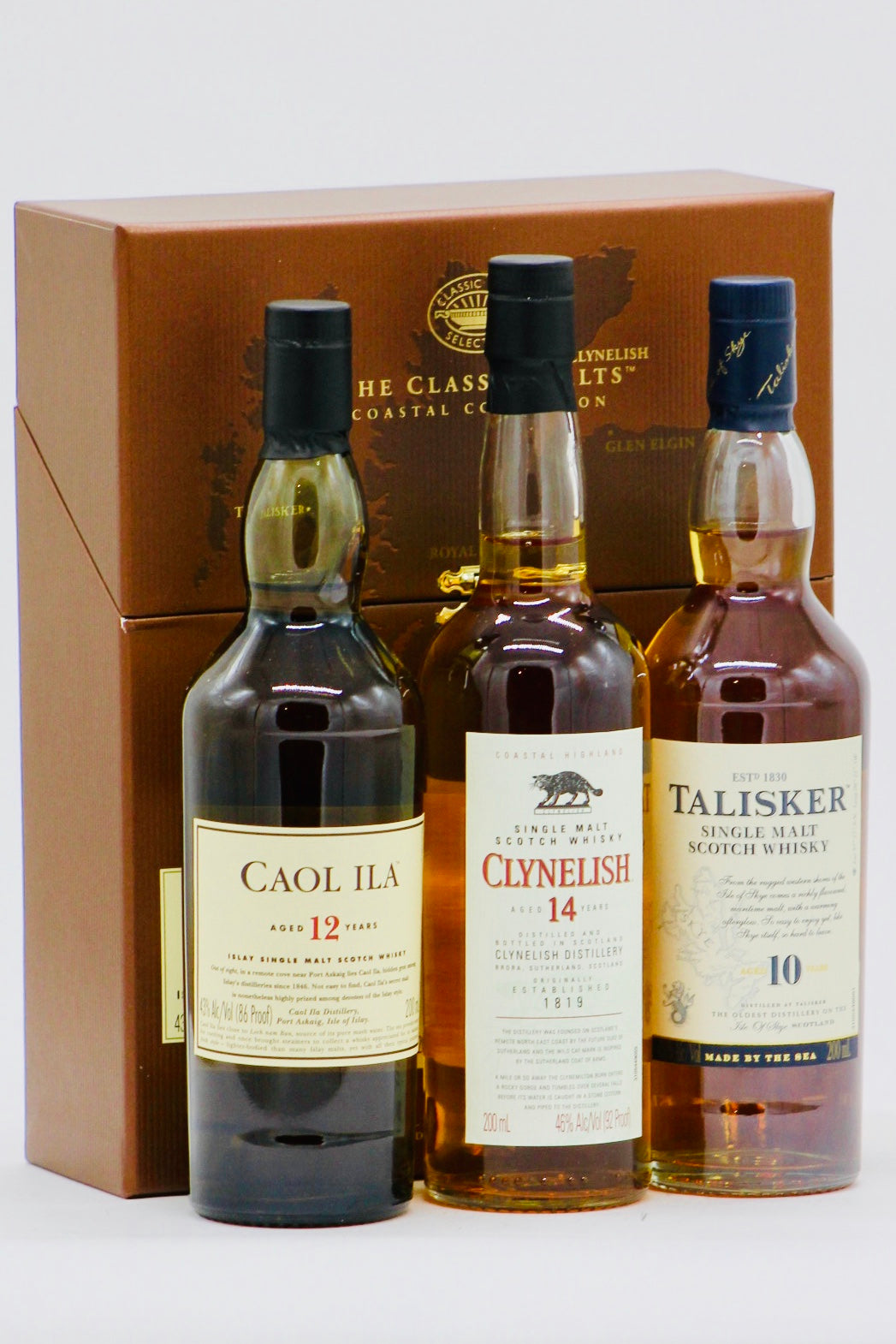 Classic Malt Whisky Caol Ila Clynelish Talisker Gift Pack 3 X 0 Blackwell S Wines Spirits