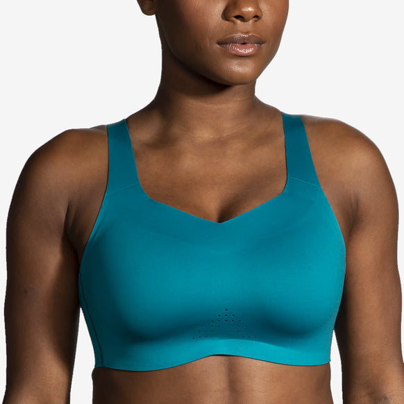 Brooks Dare Strappy Run Bra (Lagoon)