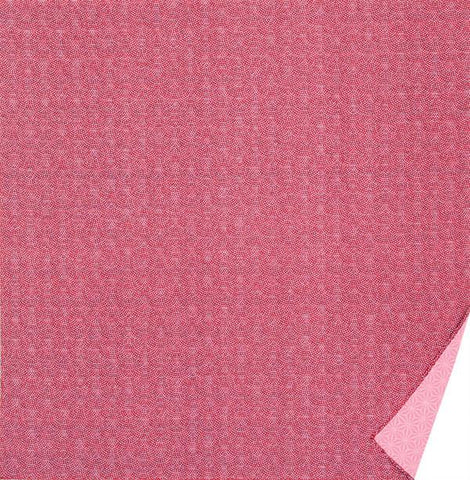 Cotton Furoshiki - Reversible Burgundy x Pink