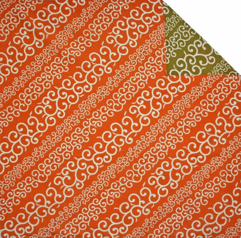 50cm Cotton Furoshiki - Karakusa Stripe 4 Patterns