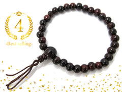 7mm Shitan Japanese Rosewood Bracelet 2 Types 3 Sizes