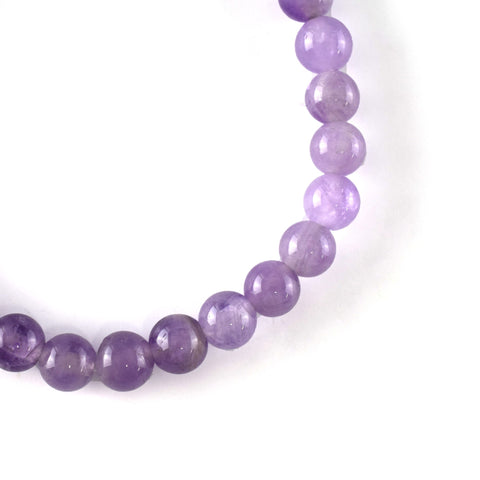 7mm Lavender Amethyst Bracelet