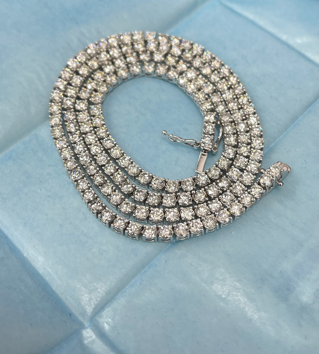 Tennis Necklace – Lab Grown Diamonds (CROWN SET) | Parker Diamonds