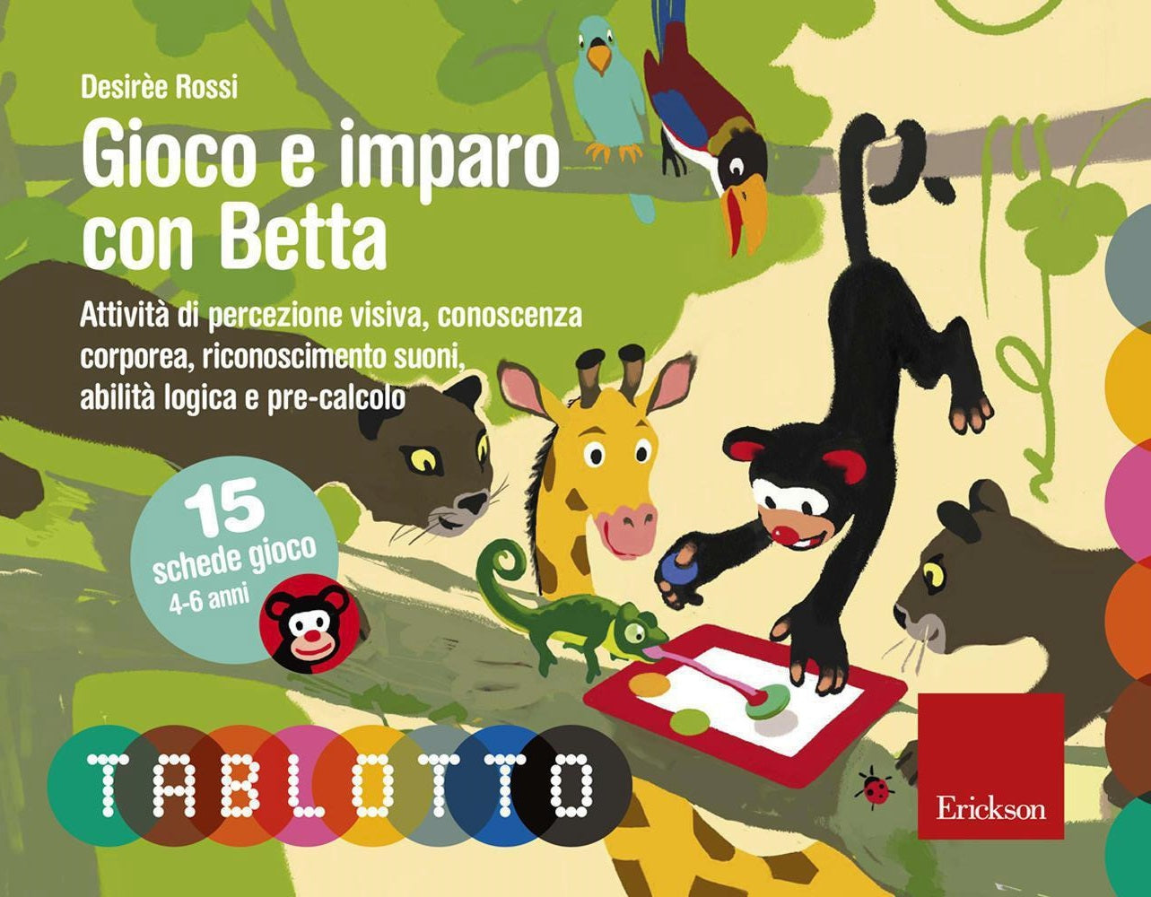 Schede per Tablotto (4-6 anni) - Gioco e imparo co - Giochi - Erickson