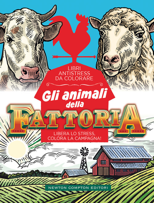 Gli animali della fattoria. Libri antistress da colorare – Centroscuola