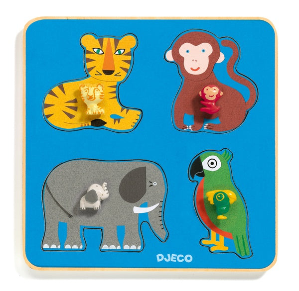 Puzzle di legno Family jungle – Centroscuola