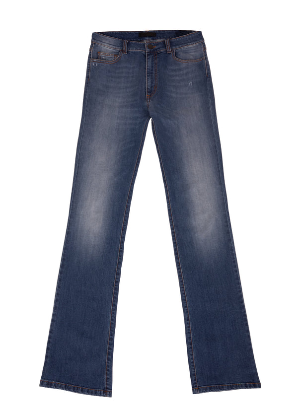 Jeans Juicy Básico Tiro Alto - Light Blue Denim — Only