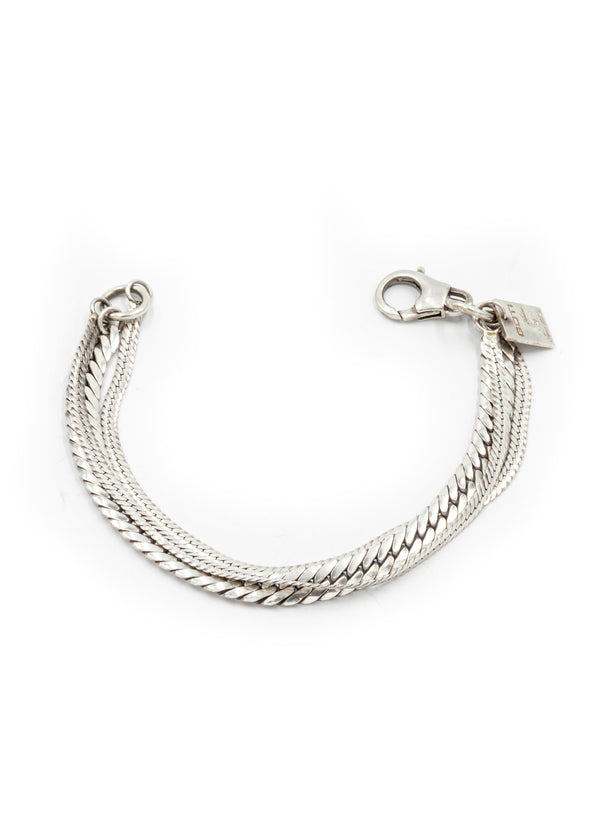 Twisted Braid Chain - Silver/Chrome Chain Luxury Strap for Petite Bags –  Mautto