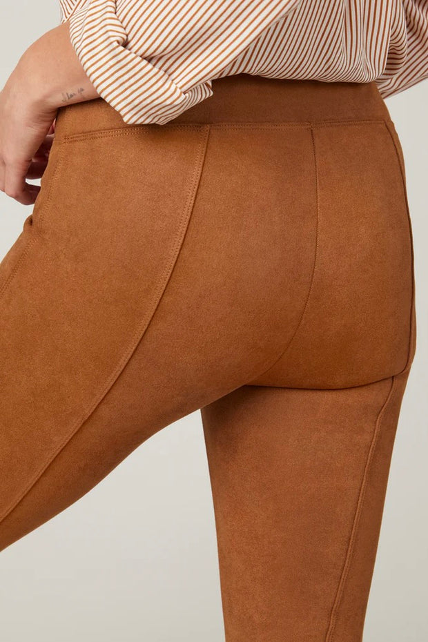 Faux Leather Leggings Beige  International Society of Precision