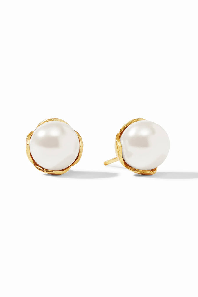 Lux Betty Pearl Hoop Earrings