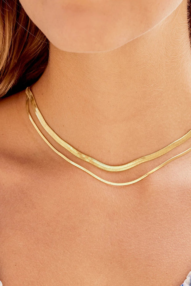 Gorjana Bodhi Mini Necklace | Gold | One Size | Shopbop