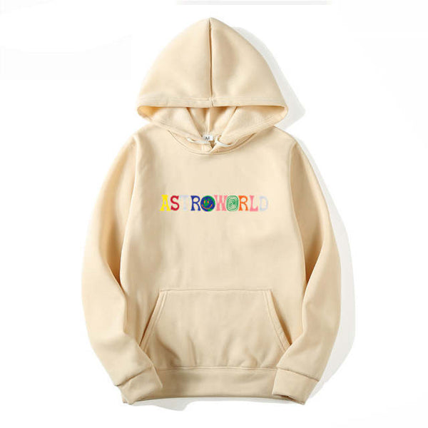 astroworld hoodie beige