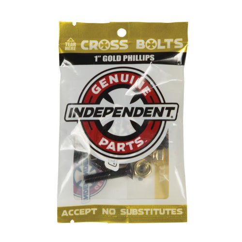 Independent Black Crossbolts 1 Skateboard Hardware