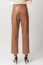 Load image into Gallery viewer, Pleather Straight Leg Pants
