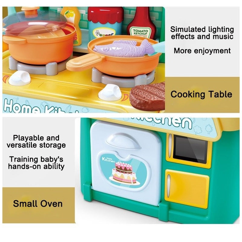 play kitchen food storage