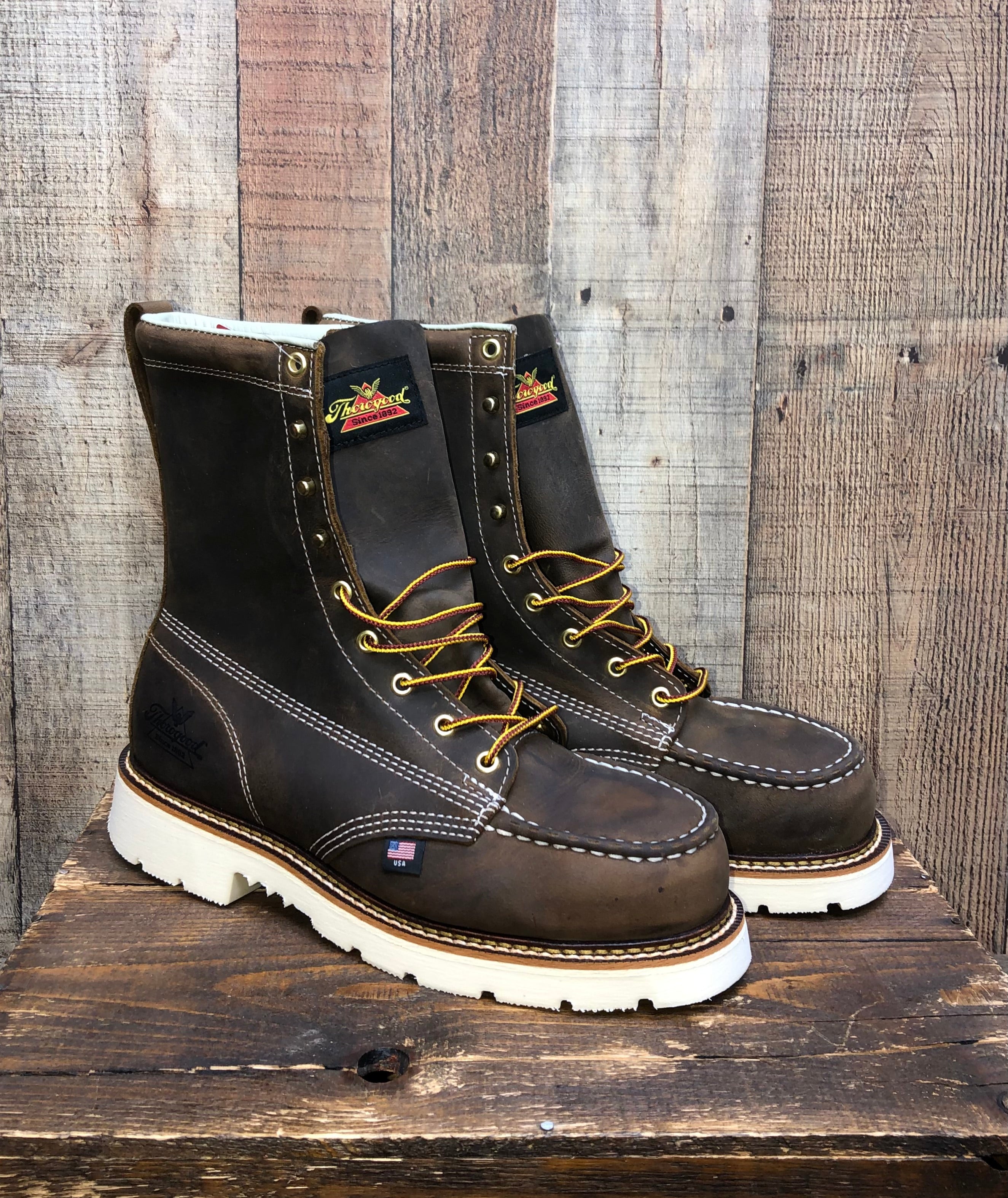 Thorogood american heritage steel clearance toe boots