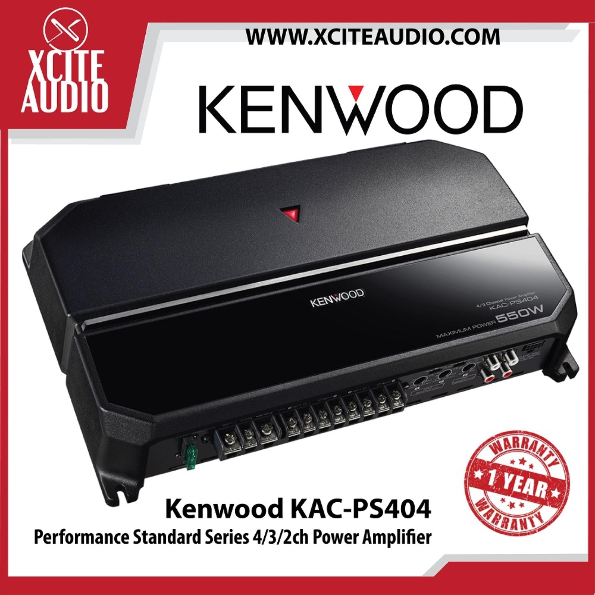 Kenwood KACPS404 Performance Standard Series 4/3/2ch Power Car