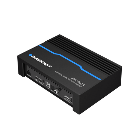 Blaupunkt MPD 460 A Velocity Power Class AB Amplifier with 4-Channel DSP