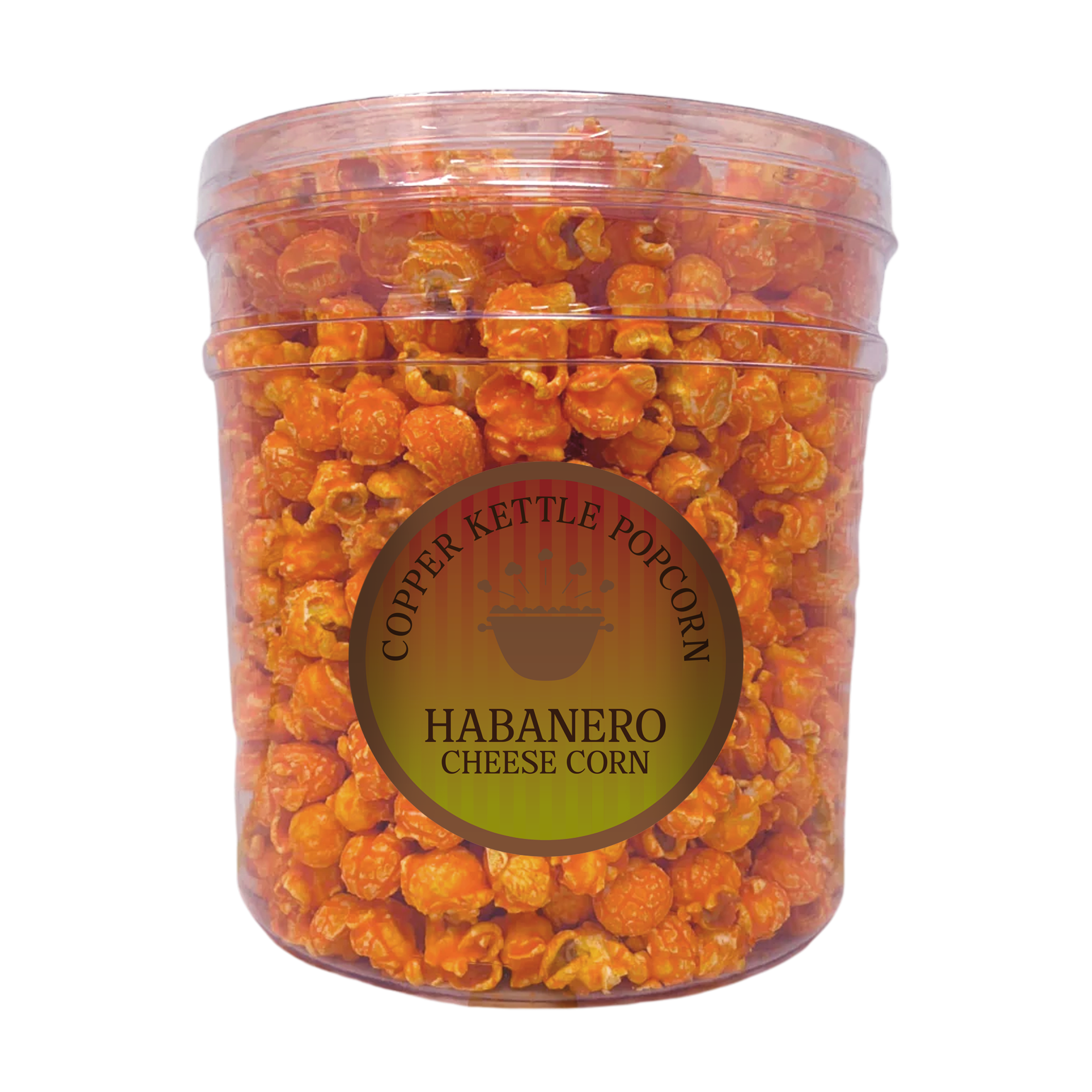 Habanero Cheese Popcorn Tub  - 22 Servings - Copper Kettle Popcorn product image