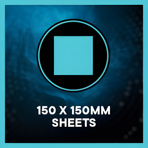 Display of 150x150mm 320° Premium Shisha Foil Sheets by The Premium Way