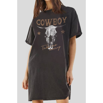 Cowboy take me away T-Shirt Dress