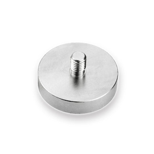 Neodymium Fishing Magnet with M8 Threaded Eyelet - 48mm dia