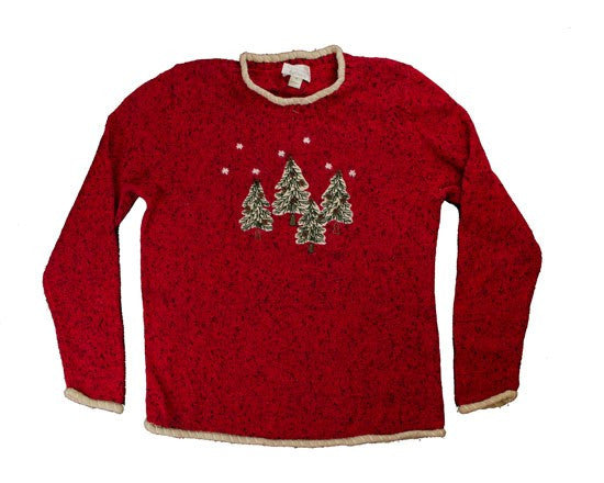 Ugly Christmas Sweater with Button Trees| The Ugly Sweater Store ...