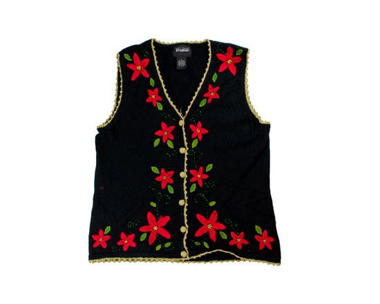 Tacky Christmas Sweater with Flowers And Vines| The Ugly Sweater Store ...