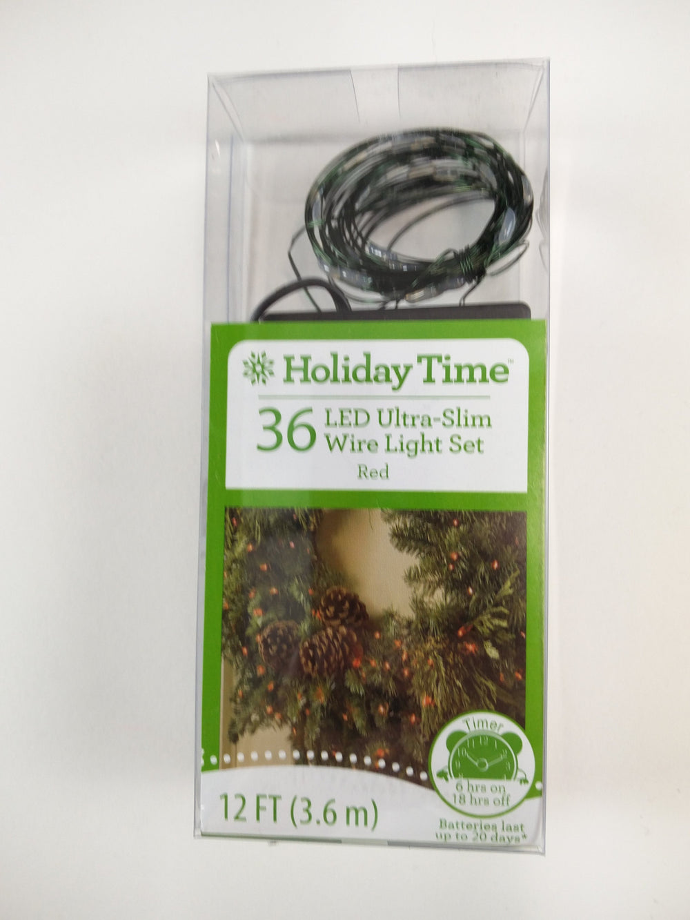 holiday time battery operated lights