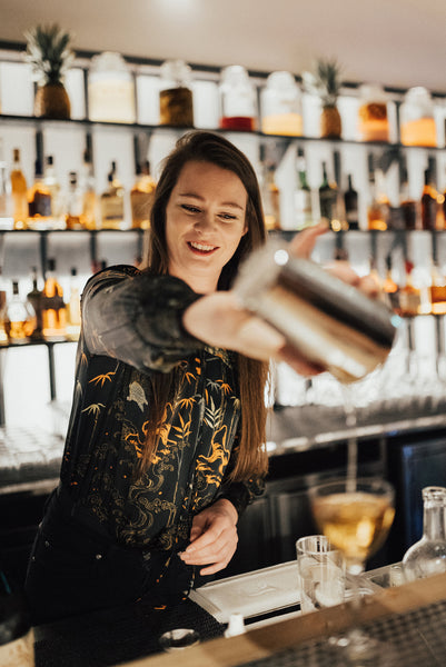 female bartender