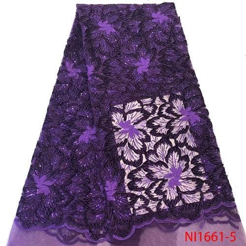 purple lace fabric